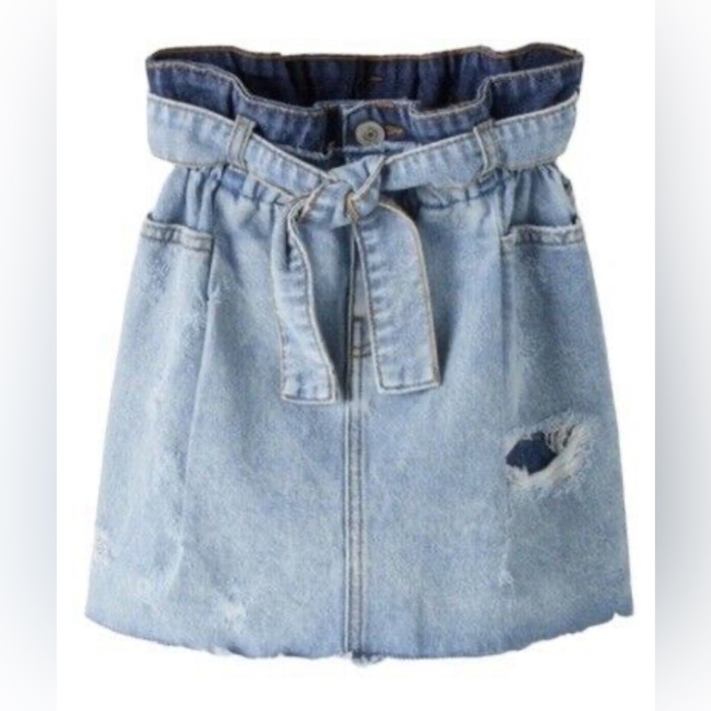 ZARA DENIM GIRLS SKIRT SZ 6